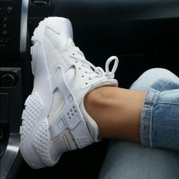 Nike air huarache run white - Picture 2 of 7